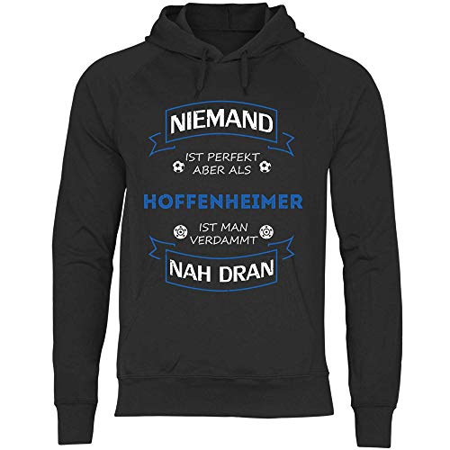 wowshirt Herren Hoodie Fußball Trikot Hoffenheimer Hoffenheim, Größe:XL, Farbe:Black von wowshirt