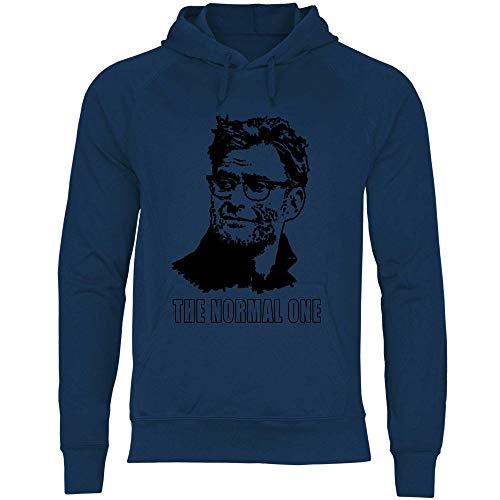 wowshirt Herren Hoodie The Normal One Jurgen Klopp Liverpool LFC YNWL, Größe:XL, Farbe:Deep Navy von wowshirt