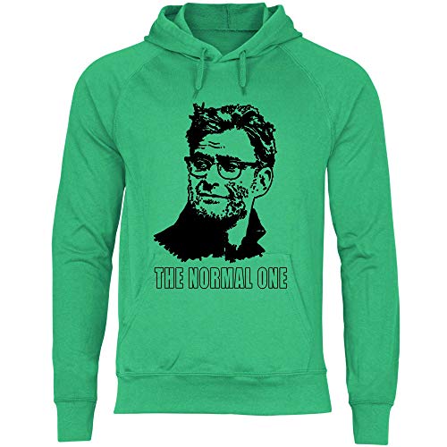 wowshirt Herren Hoodie The Normal One Jurgen Klopp Liverpool LFC YNWL, Größe:XL, Farbe:Kelly Green von wowshirt