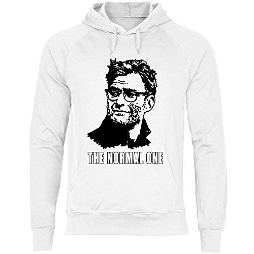 wowshirt Herren Hoodie The Normal One Jurgen Klopp Liverpool LFC YNWL, Größe:XL, Farbe:White von wowshirt