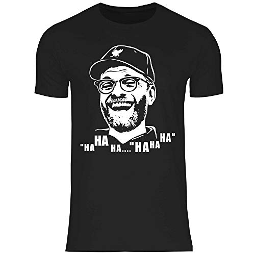 wowshirt Herren T-Shirt Jurgen Klopp Liverpool LFC Hahaha, Größe:L, Farbe:Black von wowshirt