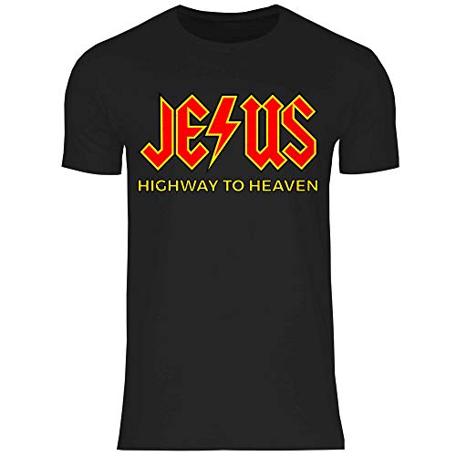 wowshirt Herren T-Shirt Kirche Gott Christlich Katholisch Geschenk für Gläubige Jesus, Größe:M, Farbe:11 Black von wowshirt