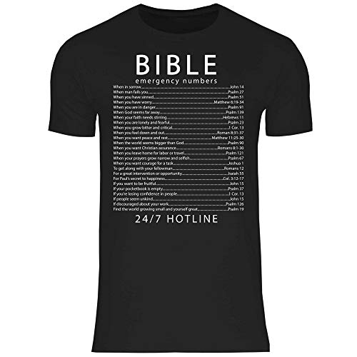 wowshirt Herren T-Shirt Kirche Gott Christlich Katholisch Geschenk für Gläubige Jesus, Größe:M, Farbe:4 Black von wowshirt