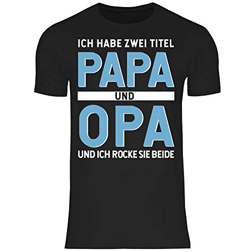 wowshirt Herren T-Shirt Opa Collection 32 Designs Wählbar Großvater Geburtstag Geschenk, Größe:XL, Farbe:7 Black von wowshirt