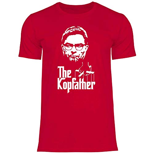 wowshirt Herren T-Shirt The Kopfather Jurgen Klopp, Größe:L, Farbe:Red von wowshirt