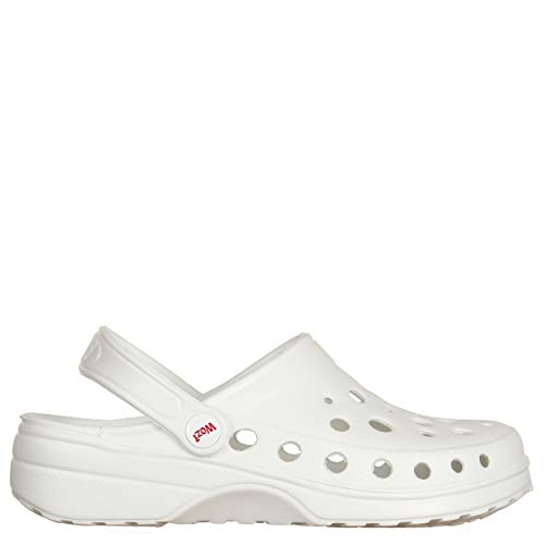 woz ? Cheese Clogs. Weiches EVA-Gummi. Wendbarer Riemen. Uni. Weiß, Weiß, 40 EU von woz