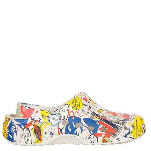 woz? Sabot Cheese Popart- Gomma Eva. Cinturino reversibile. Donna. Popart. Mis. 40 von woz