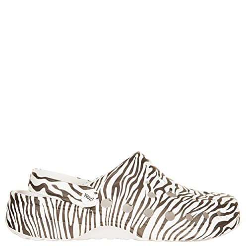 woz? Sabot Cheese Zebra- Gomma Eva. Cinturino reversibile. Donna. Zebra. Mis. 40 von woz