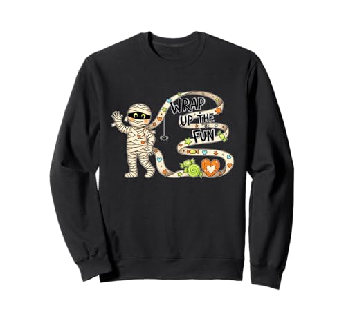 Pack die lustige Mama EIN Sweatshirt Pack die lustige Mama EIN Sweatshirt von wrap fun candy mummy halloween kid spooky pumpkin
