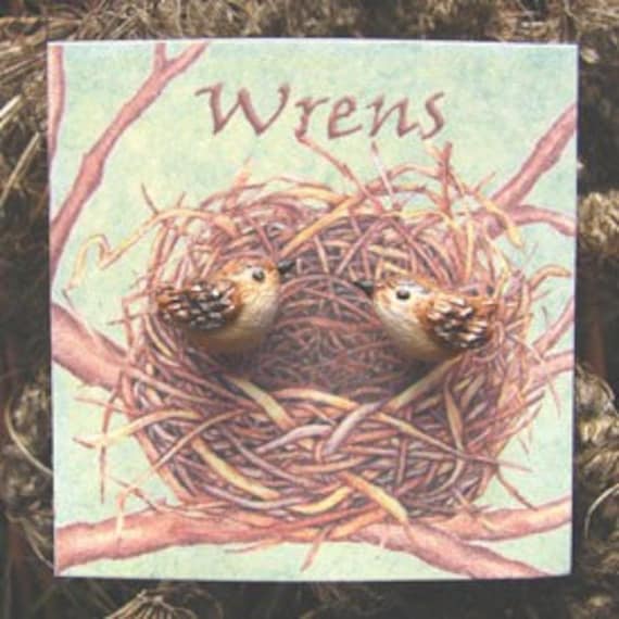 Zaunkönig Ohrringe Zaunkönig Ohrringe von wrenhouse
