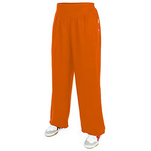 wu designs Baumwolle (Leicht) Damen Kung Fu & Yoga Trainingshose Orange 185 von wu designs