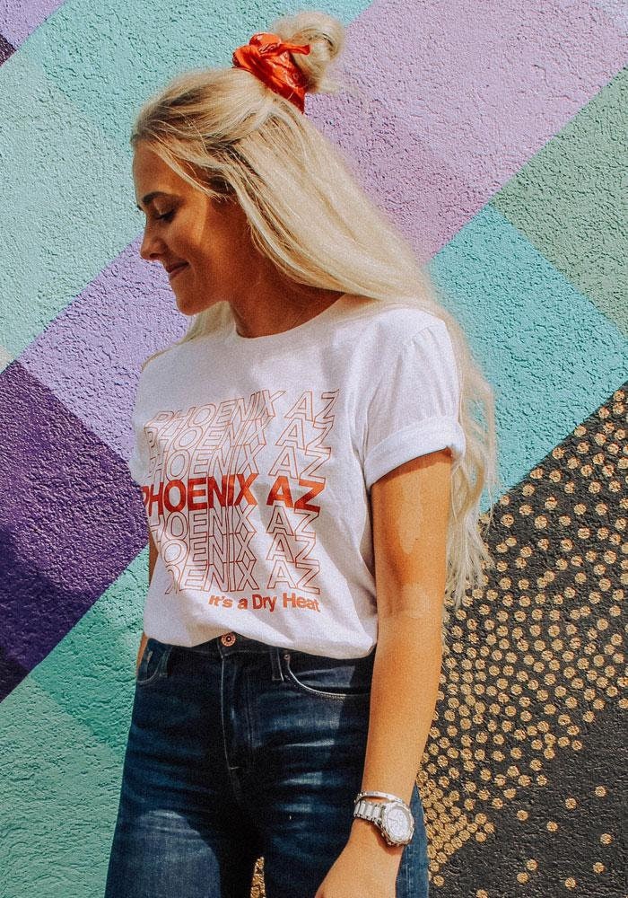 Phoenix Az Arizona Damen T-Shirt von wugawear