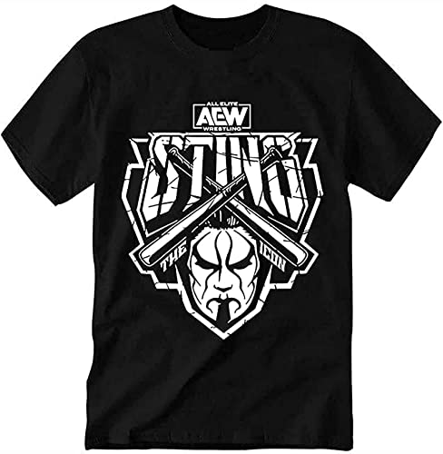 GUDU Aew Sting T Shirt The Icon Men Black Black Black L von wugui