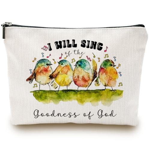 wuguimeii Make-up-Tasche für Damen, I will sing, I Will Sing von wuguimeii