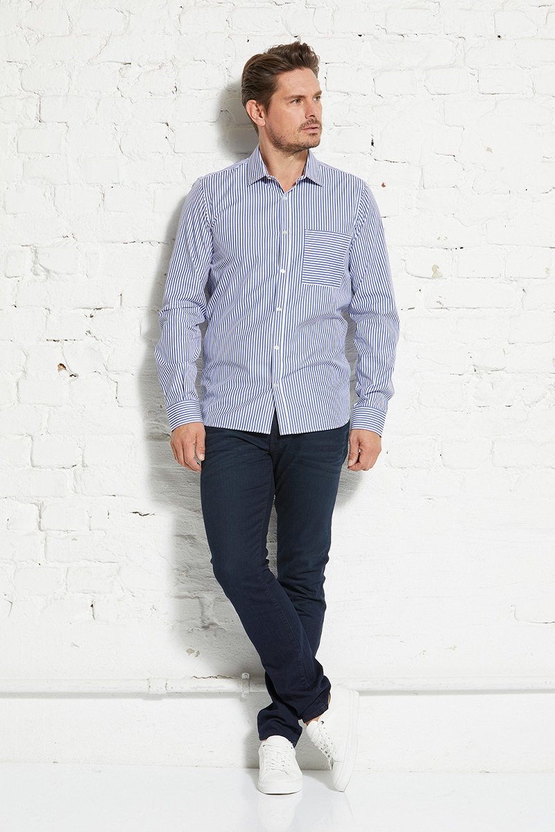 Metro shirt slim bold stripe von wunderwerk