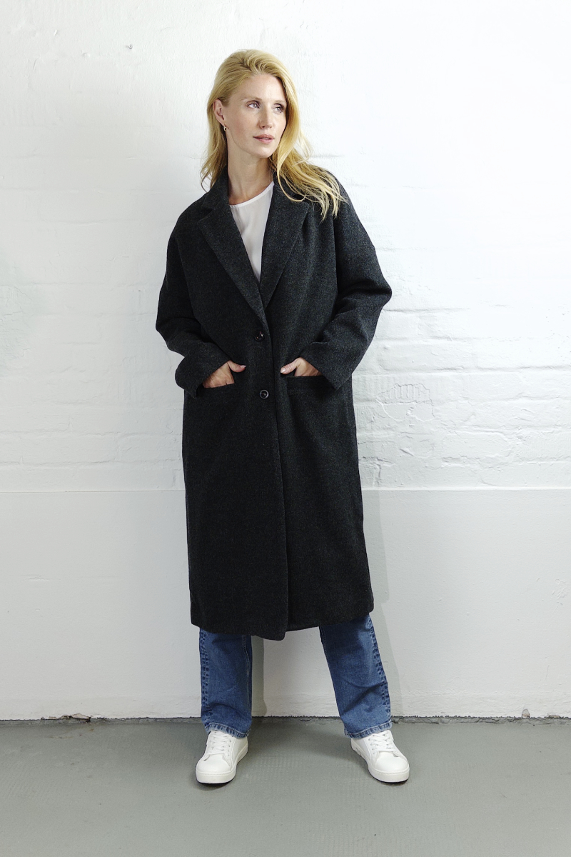 Oversize coat merino von wunderwerk