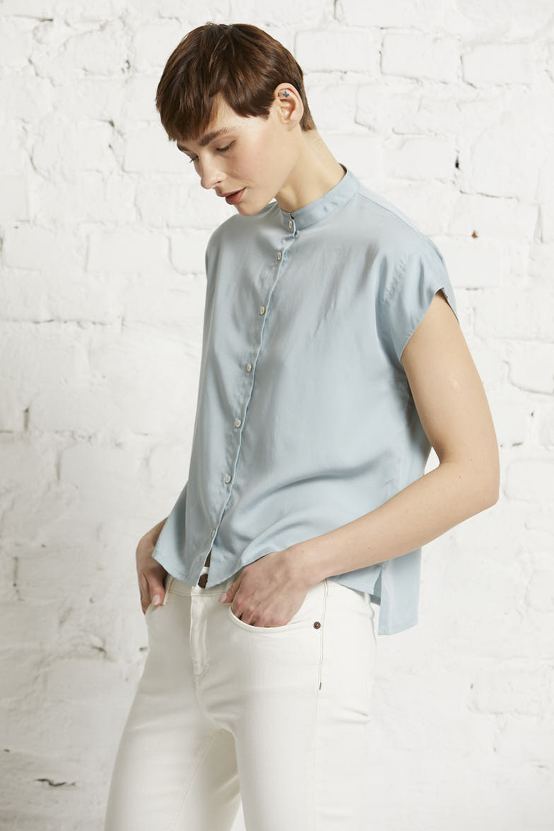 TENCEL square stand collar von wunderwerk