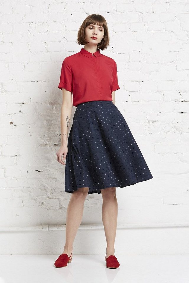 wunderwerk A-Linien-Rock Polka dots midi skirt wunderwerk A-Linien-Rock Polka dots midi skirt von wunderwerk