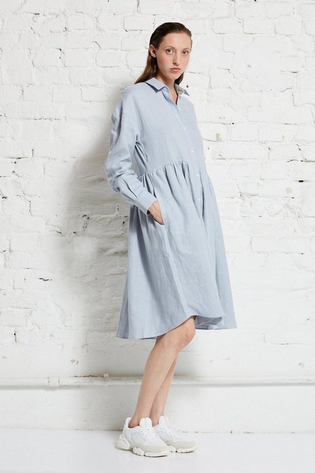 wunderwerk Hemdblusenkleid Oversize dress linen von wunderwerk