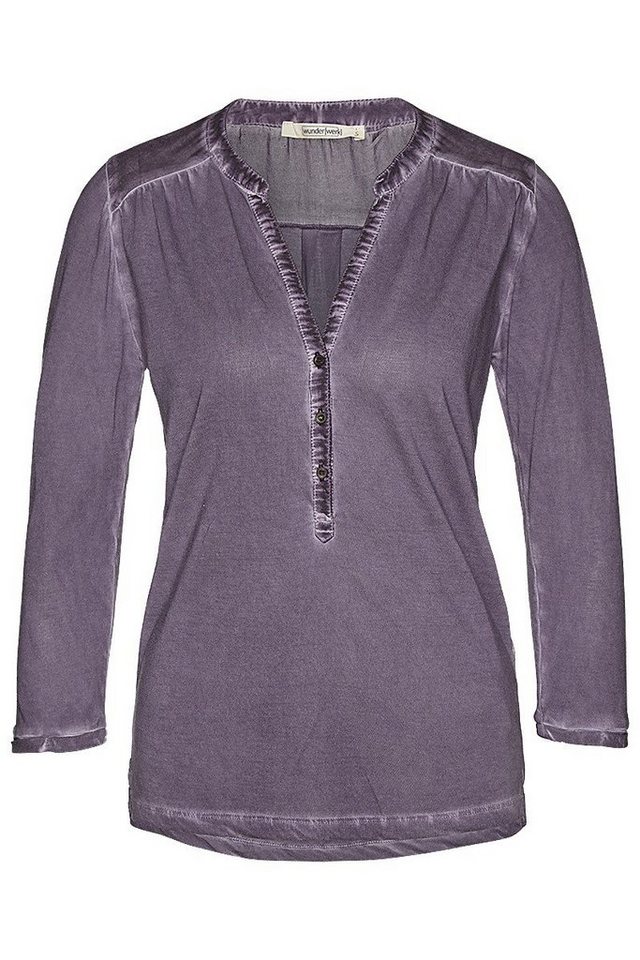 wunderwerk Kurzarmbluse Henley blouse 3/4 m.t. von wunderwerk