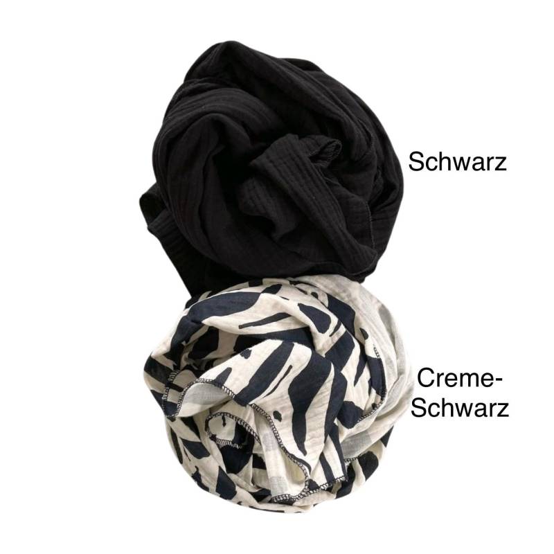 Schal Aus Musselin Extra Lang Weiches Halstuch Alle Jahreszeiten Langer Damen Baumwolle Handgemachtes Tuch Geschenk von wunnermooi