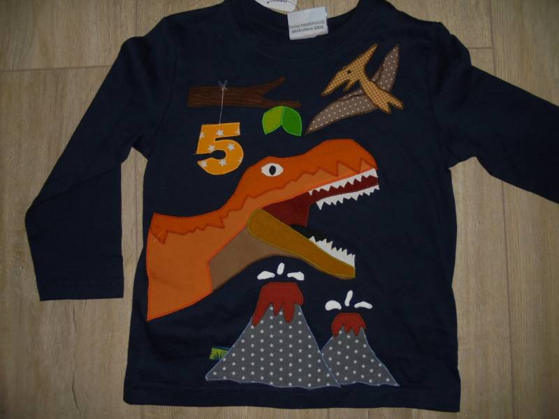 Dinsosaurier T Rex Geburtstag Shirt Dino Vulkan Flugsaurier Benäht von wunschshirt