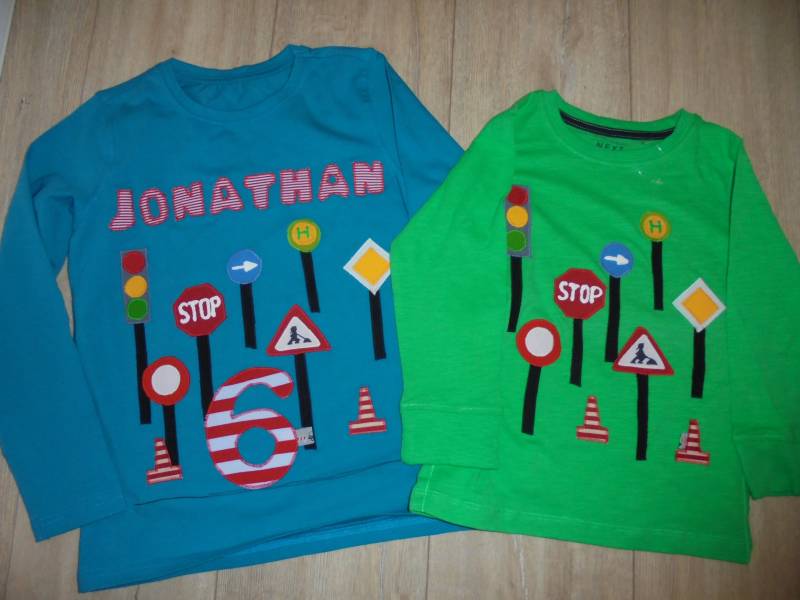 Geburtstag Shirt Benäht Verkehrszeichen Baustelle Neu Bagger Kipper Laster Lkw von wunschshirt