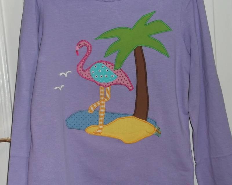 Shirt Benäht Flamingo Palme Geburtstag Diy von wunschshirt