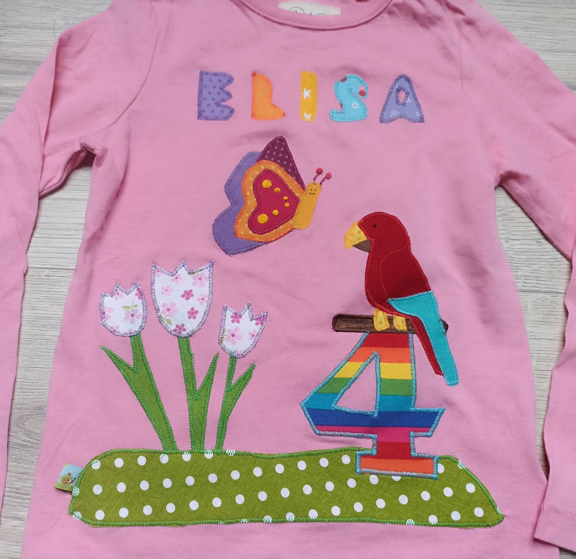 Shirt Benäht Geburtstag Neu Schmetterling Papagei Ara Wunschshirt von wunschshirt