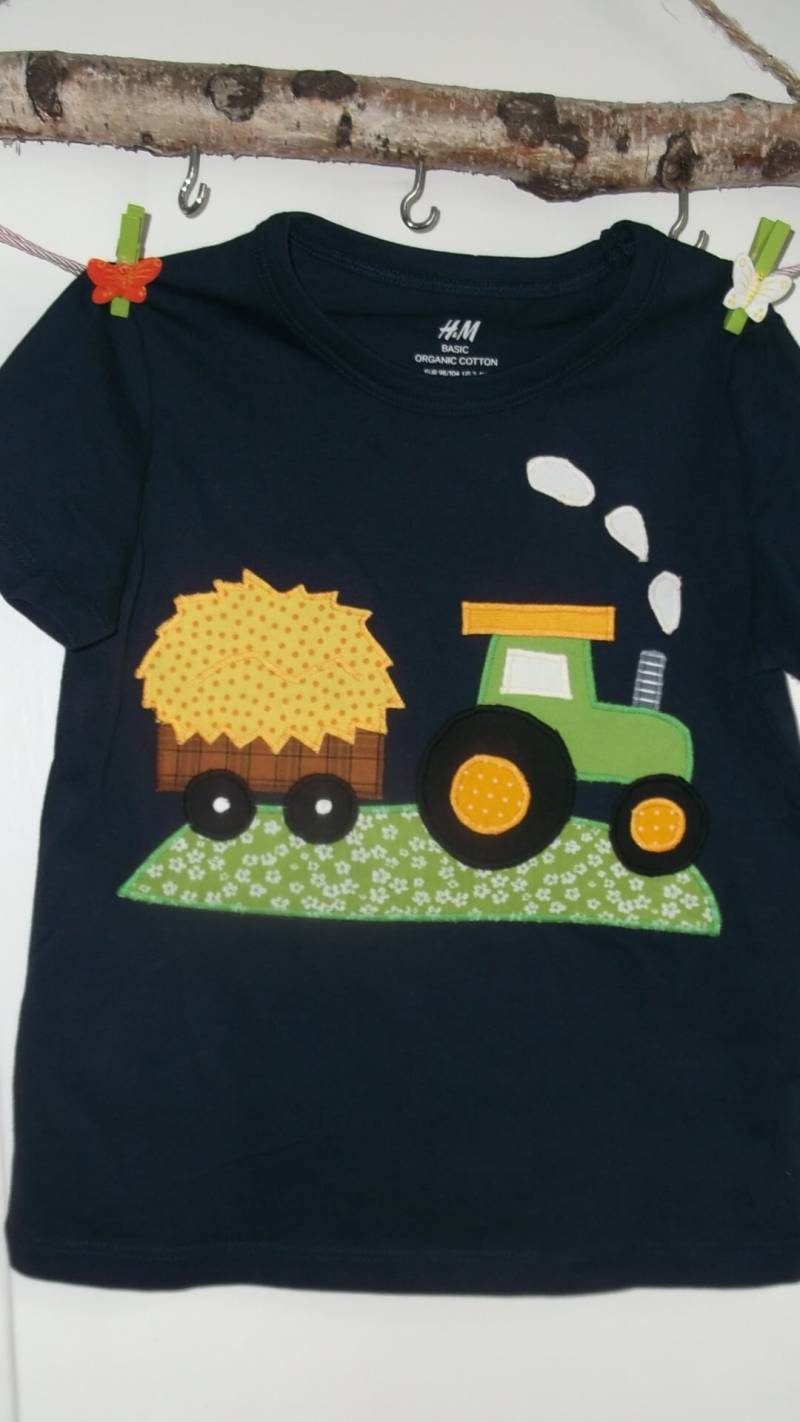 Shirt Benäht Traktor Bauernhof Anhänger Geburtstag von wunschshirt