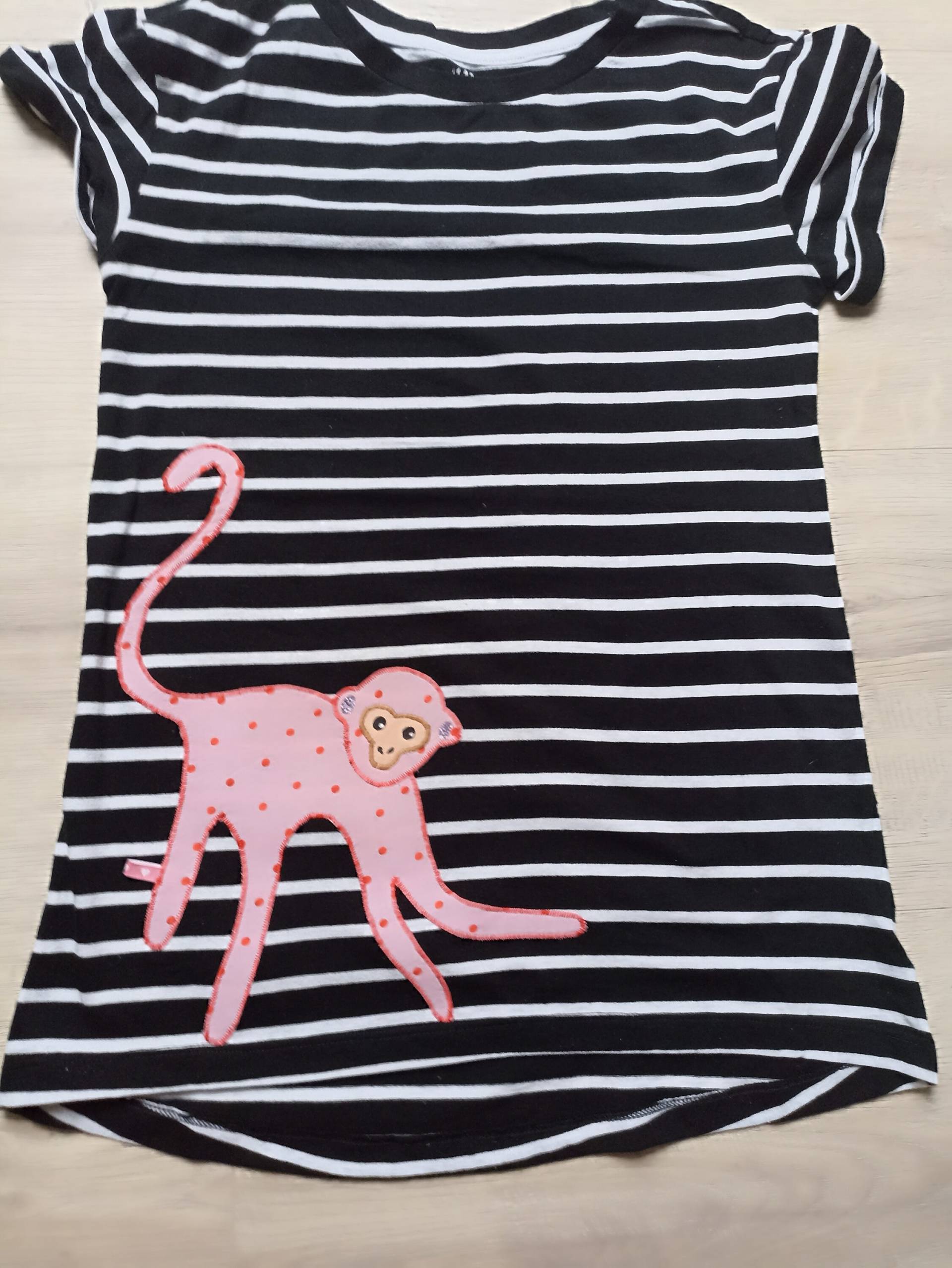 Shirt Geburtstag Kleid Zwillinge 134/140 Affe Benäht Handmade Neu Shirt Geburtstag Kleid Zwillinge 134/140 Affe Benäht Handmade Neu von wunschshirt