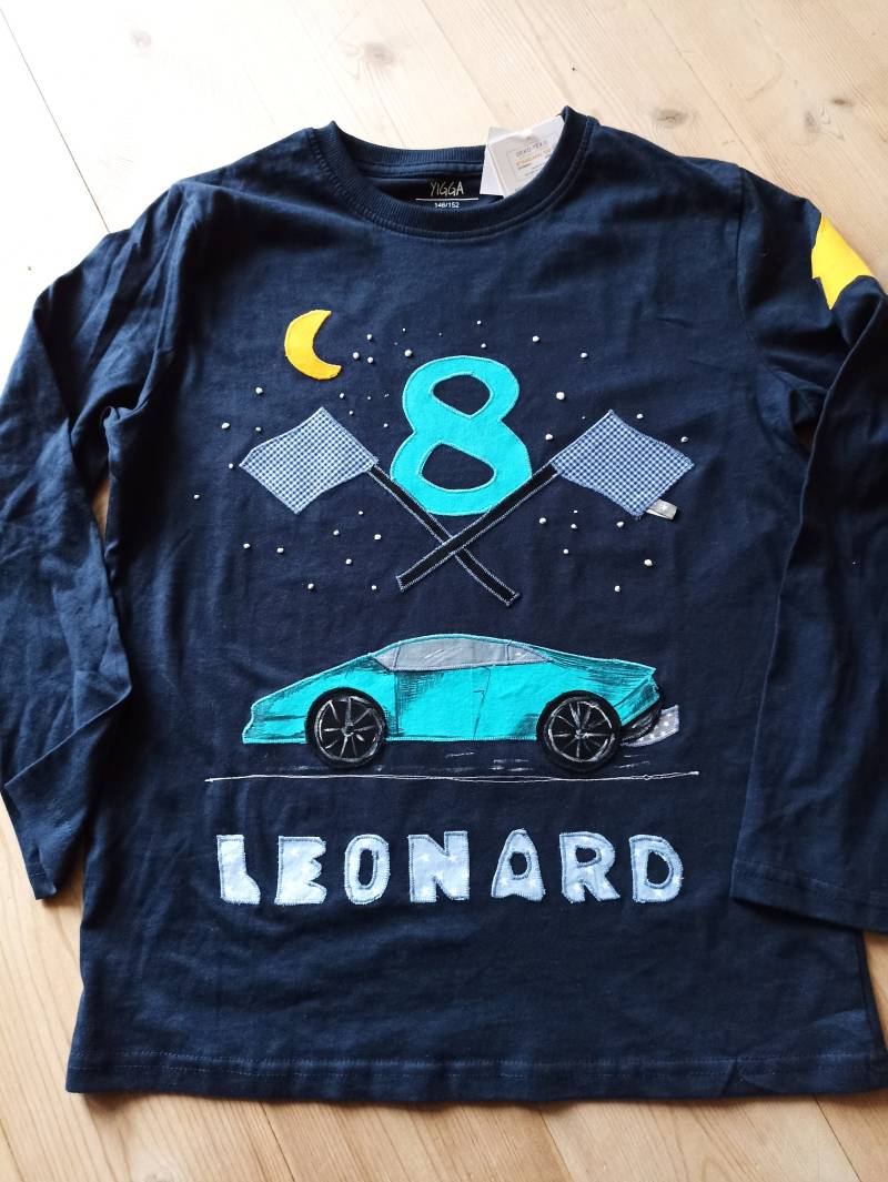 Shirt Geburtstagsshirt Ferrari Lamborghini Bugatti Benäht Formel 1 Geburtstag Rennauto von wunschshirt