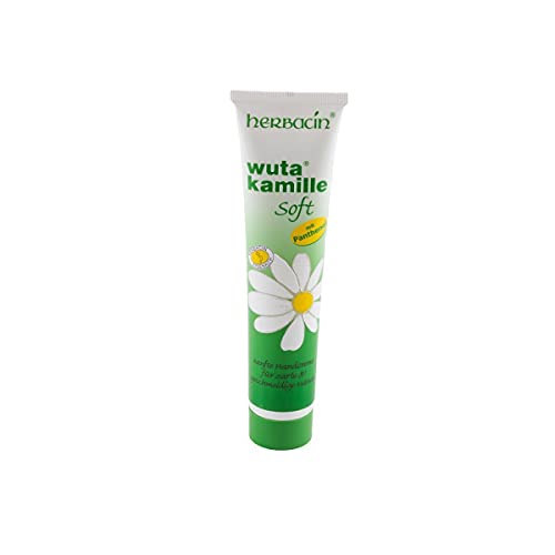 wuta kamille 21379 Soft Handcreme mit Panthenol Tube 75 ml von Herbacin