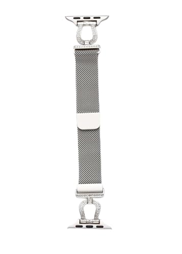 wutwuk Kompatibel mit Apple Watch Armbänder 42mm(S10) 40mm 41mm 38mm Damen, Magnetisches Armband mit Strass Diamant Schnalle für iWatch SE/SE 2 Serie 10 9 8 7 6 5 4 3 2 1, Sternlicht von wutwuk