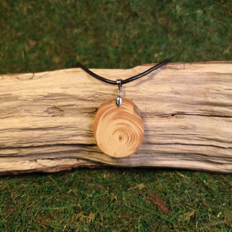 Halskette Anhänger Kette Treibholz Vikinger Baum Variante A75 von wwwBastelholicde