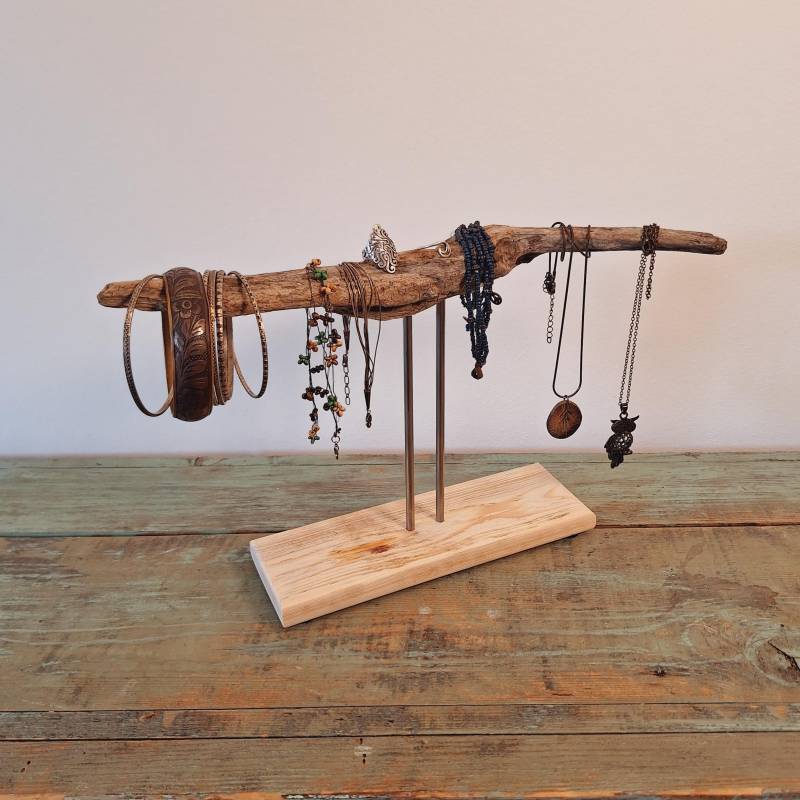 Schmuckständer Schmuckhalter Für Ketten, Ringe Und Armbänder Treibholz Nachhaltig Handgefertigt Einzelstück Handmade Variante S202 Schmuckständer Schmuckhalter Für Ketten, Ringe Und Armbänder Treibholz Nachhaltig Handgefertigt Einzelstück Handmade Variante S202 von wwwBastelholicde