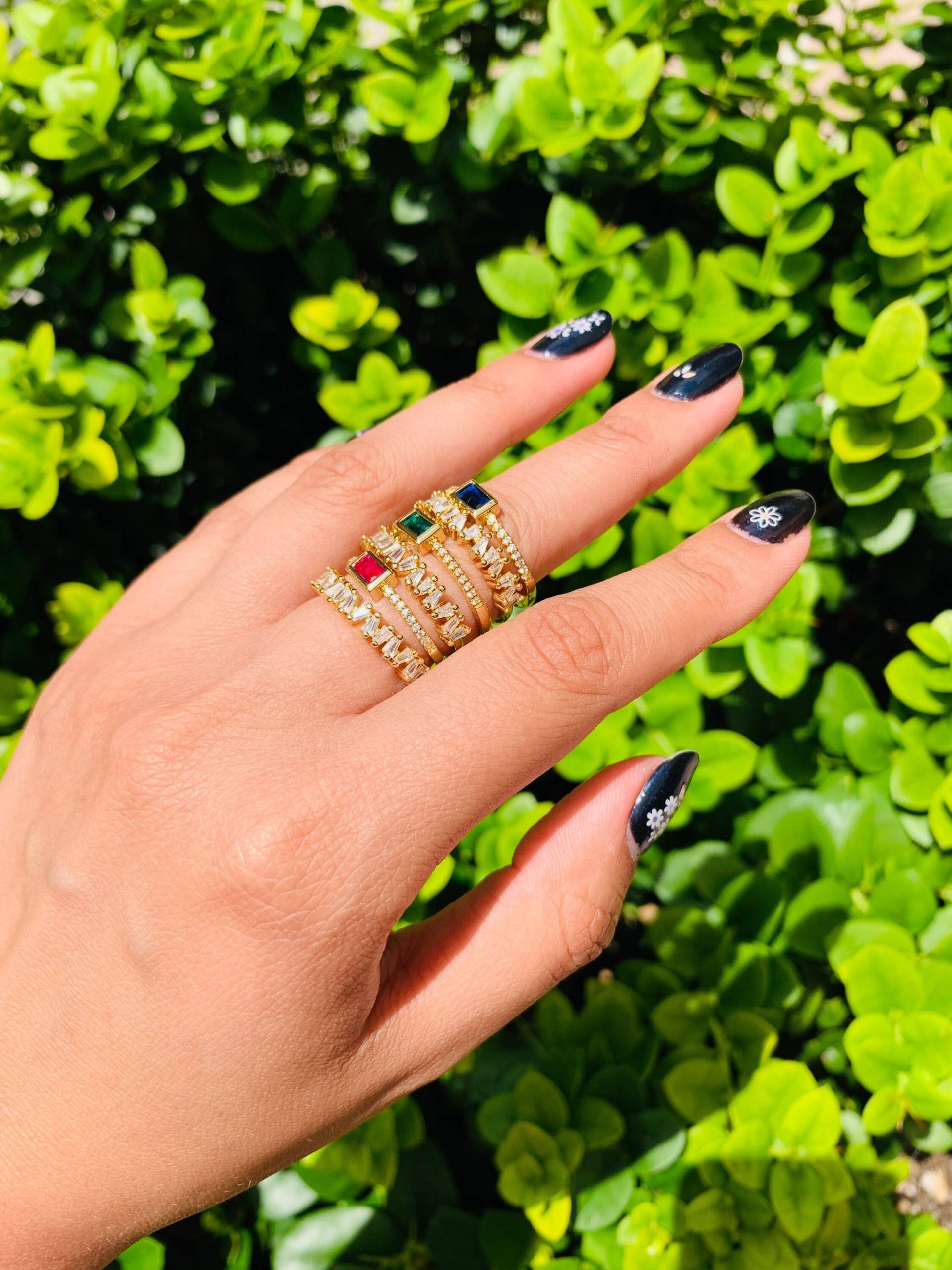Zierlicher Smaragd Ring, Smaragd Schmuck, Smaragd Ring Zierlicher Smaragd Ring, Smaragd Schmuck, Smaragd Ring von wwwMaLiBeadscom
