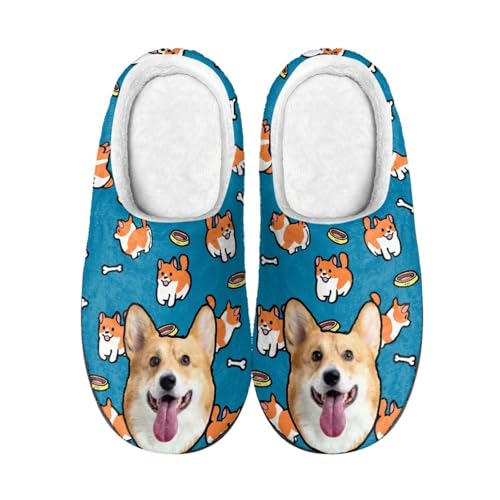 Hausschuhe Gelbe Kirky Damen Herren Winter Hausschuhe Gemütlich Plüsch Pantoffeln Rutschfeste Unisex Warm Hausschlappen,Für Die Ganze Familie von wxlmom