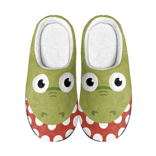 Hausschuhe Rot Weiß Damen Herren Winter Hausschuhe Gemütlich Plüsch Pantoffeln Rutschfeste Unisex Warm Hausschlappen,Für Die Ganze Familie von wxlmom