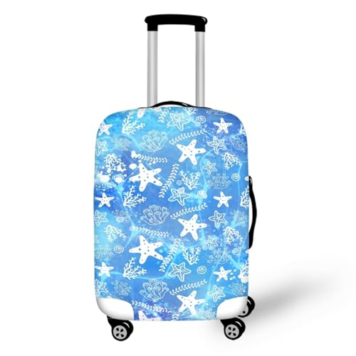 Kofferschutzhülle L Weißer Stern Waschbar,Suitcase Cover Für Kinder Und Erwachsene,Elastischer Spandex-Koffer-Protector,Koffer-Abdeckungen von wxlmom