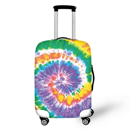 Kofferschutzhülle XL Lila Grün Waschbar,Suitcase Cover Für Kinder Und Erwachsene,Elastischer Spandex-Koffer-Protector,Koffer-Abdeckungen von wxlmom