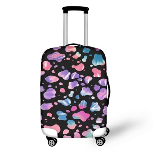 Kofferschutzhülle XL Lila Rosa Waschbar,Suitcase Cover Für Kinder Und Erwachsene,Elastischer Spandex-Koffer-Protector,Koffer-Abdeckungen von wxlmom