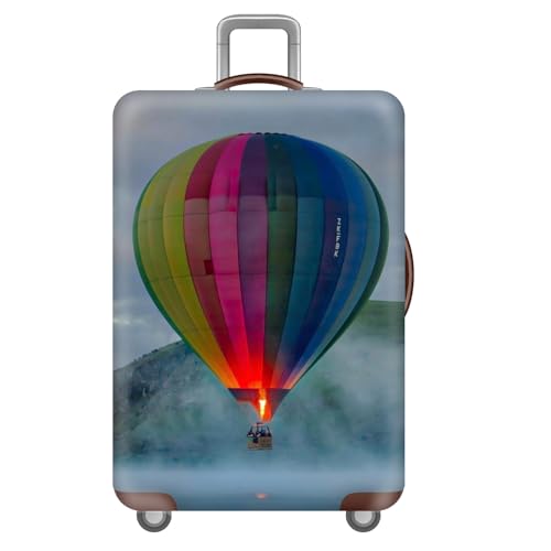 wxlmom Kofferschutzhülle L Heißluftballon Waschbar,Suitcase Cover Für Kinder Und Erwachsene,Elastischer Spandex-Koffer-Protector,Koffer-Abdeckungen von wxlmom