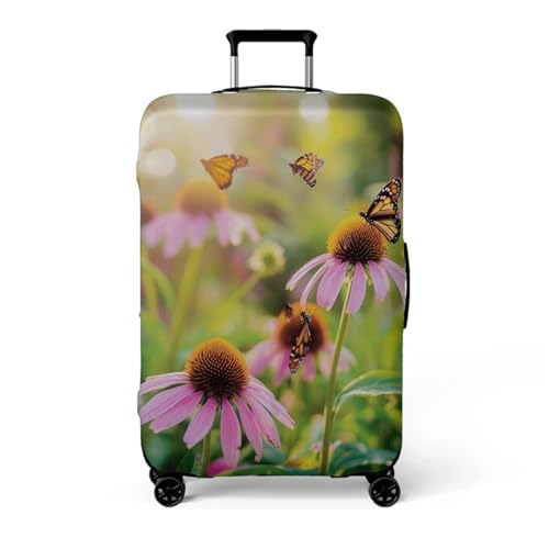 wxlmom Kofferschutzhülle L Rosa Blumen Waschbar,Suitcase Cover Für Kinder Und Erwachsene,Elastischer Spandex-Koffer-Protector,Koffer-Abdeckungen wxlmom Kofferschutzhülle L Rosa Blumen Waschbar,Suitcase Cover Für Kinder Und Erwachsene,Elastischer Spandex-Koffer-Protector,Koffer-Abdeckungen von wxlmom