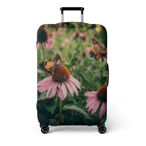 wxlmom Kofferschutzhülle L Schmetterling Waschbar,Suitcase Cover Für Kinder Und Erwachsene,Elastischer Spandex-Koffer-Protector,Koffer-Abdeckungen von wxlmom