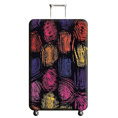 wxlmom Kofferschutzhülle L Schwarz, Rosa, Gelb Waschbar,Suitcase Cover Für Kinder Und Erwachsene,Elastischer Spandex-Koffer-Protector,Koffer-Abdeckungen von wxlmom