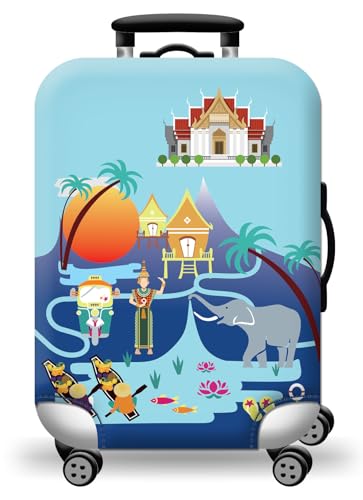wxlmom Kofferschutzhülle M Blau Waschbar,Suitcase Cover Für Kinder Und Erwachsene,Elastischer Spandex-Koffer-Protector,Koffer-Abdeckungen wxlmom Kofferschutzhülle M Blau Waschbar,Suitcase Cover Für Kinder Und Erwachsene,Elastischer Spandex-Koffer-Protector,Koffer-Abdeckungen von wxlmom