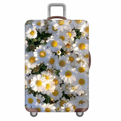 wxlmom Kofferschutzhülle M Gelbe Blume Waschbar,Suitcase Cover Für Kinder Und Erwachsene,Elastischer Spandex-Koffer-Protector,Koffer-Abdeckungen von wxlmom