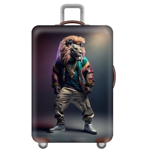 wxlmom Kofferschutzhülle M Löwen Menschen Waschbar,Suitcase Cover Für Kinder Und Erwachsene,Elastischer Spandex-Koffer-Protector,Koffer-Abdeckungen wxlmom Kofferschutzhülle M Löwen Menschen Waschbar,Suitcase Cover Für Kinder Und Erwachsene,Elastischer Spandex-Koffer-Protector,Koffer-Abdeckungen von wxlmom