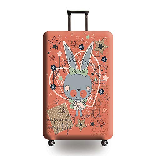 wxlmom Kofferschutzhülle M Orange Blue Rabbit Waschbar,Suitcase Cover Für Kinder Und Erwachsene,Elastischer Spandex-Koffer-Protector,Koffer-Abdeckungen wxlmom Kofferschutzhülle M Orange Blue Rabbit Waschbar,Suitcase Cover Für Kinder Und Erwachsene,Elastischer Spandex-Koffer-Protector,Koffer-Abdeckungen von wxlmom